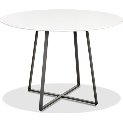 Miller Dining Table - Black/White