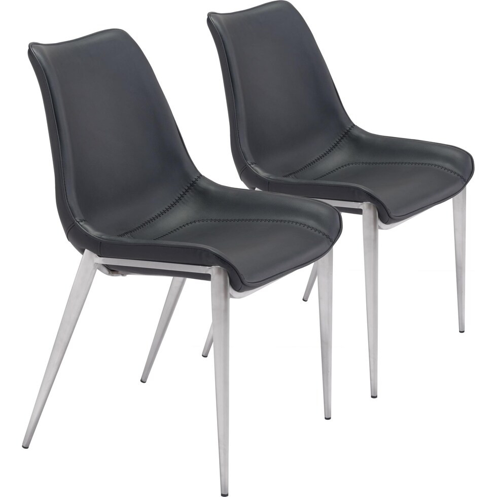 millie black dining chair   