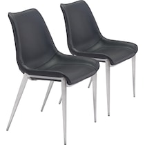 millie black dining chair   