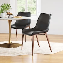 millie black dining chair   