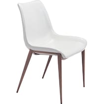 millie white dining chair   