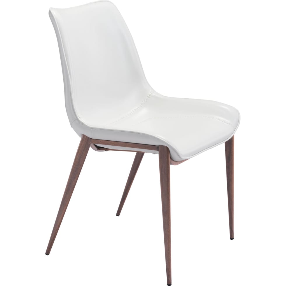 millie white dining chair   