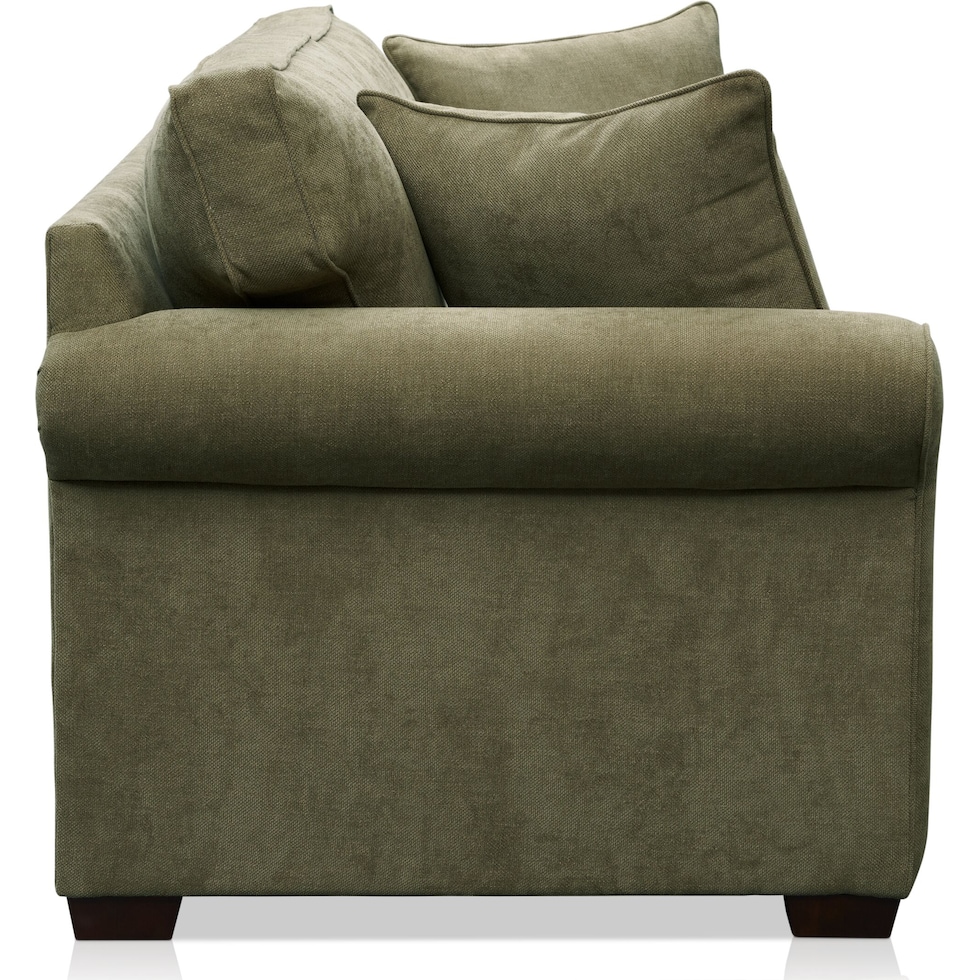 milly green sofa   