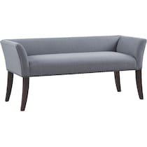 milo accent blue bench   