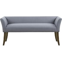 milo accent blue bench   