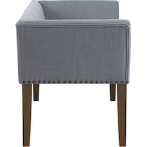 milo accent blue bench   