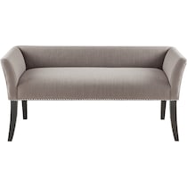 milo accent gray bench   