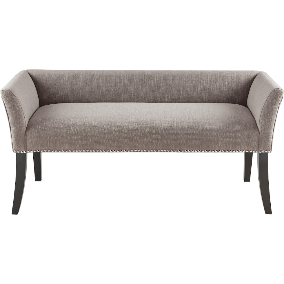 milo accent gray bench   