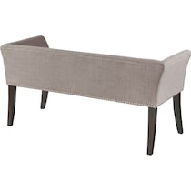 milo accent gray bench   