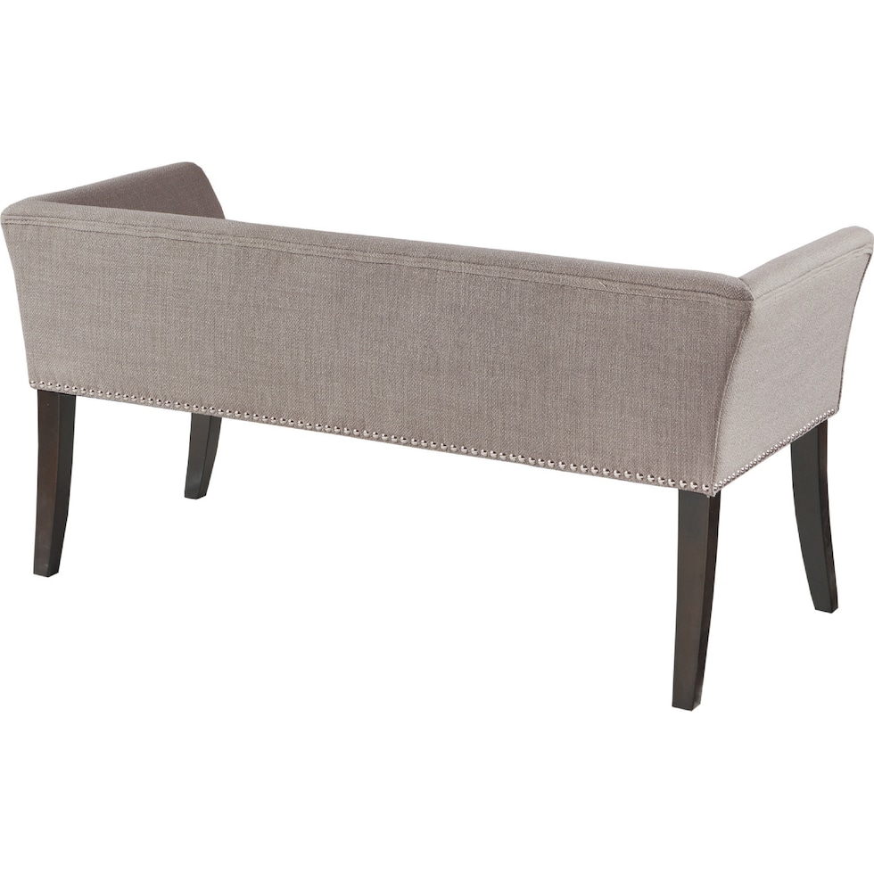 milo accent gray bench   