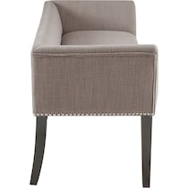 milo accent gray bench   