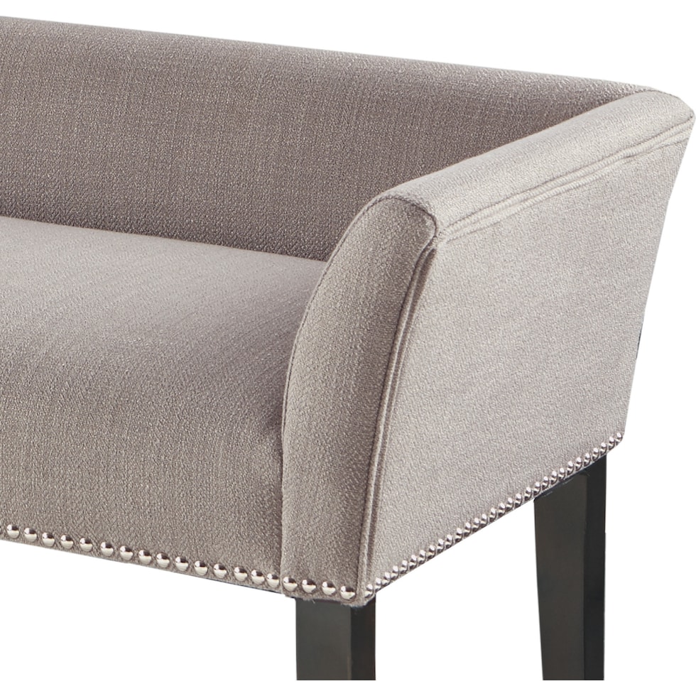 milo accent gray bench   