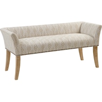 milo accent gray bench   