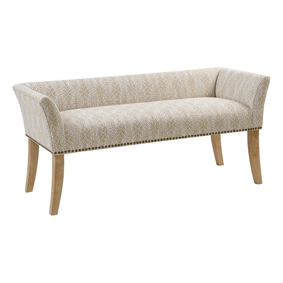 milo accent gray bench   