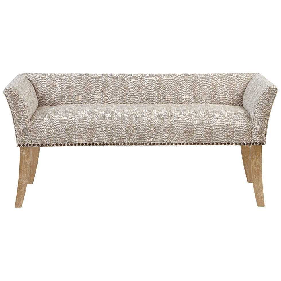 milo accent gray bench   