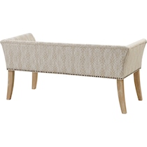 milo accent gray bench   