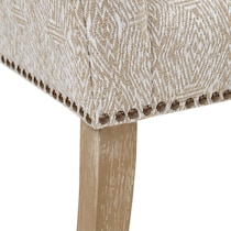 milo accent gray bench   