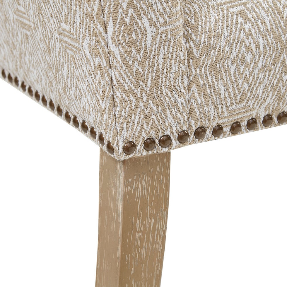 milo accent gray bench   