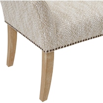 milo accent gray bench   