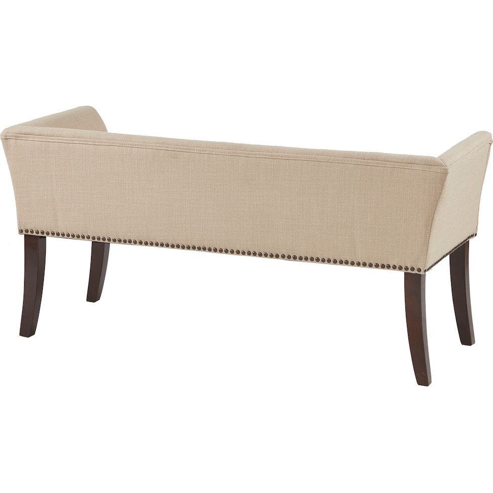 milo accent white bench   