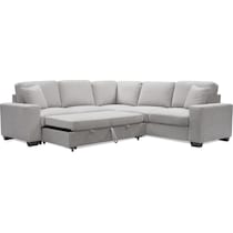 milo gray sleeper sectional   