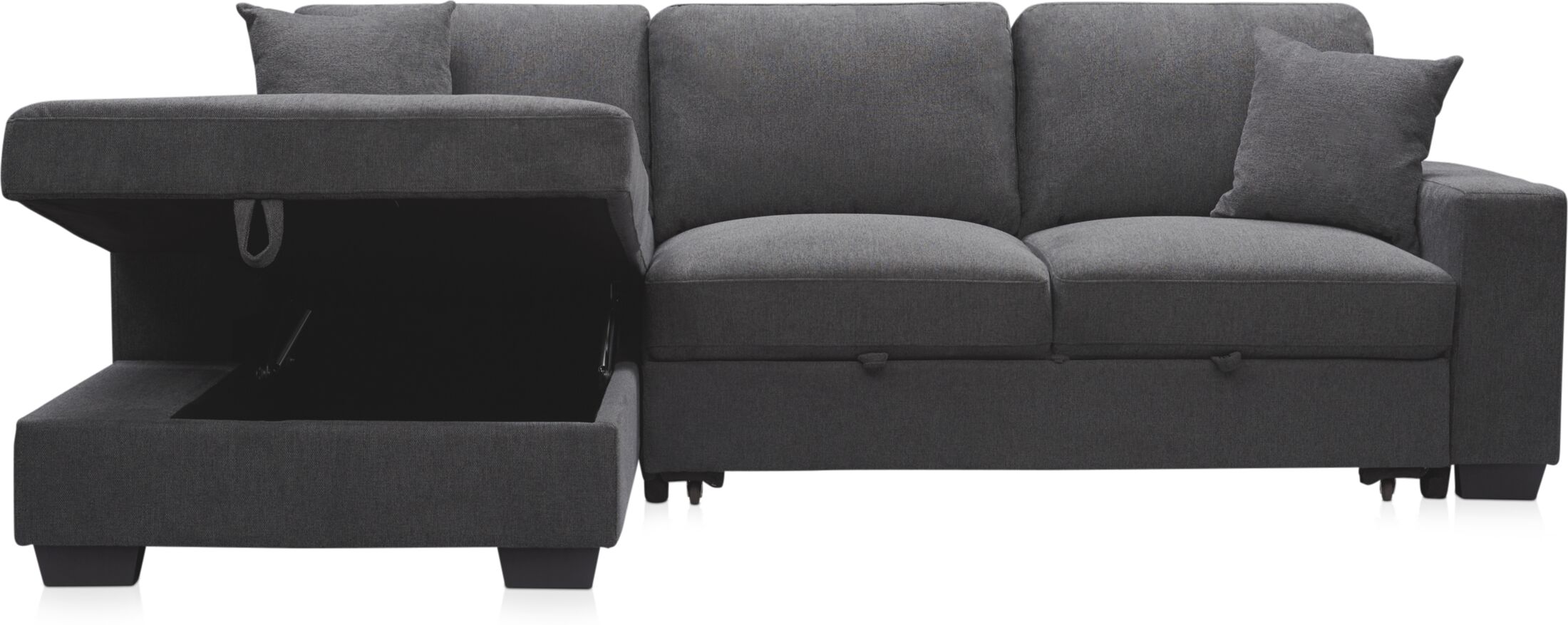 Milo 2 Piece Sleeper Sectional Value City Furniture
