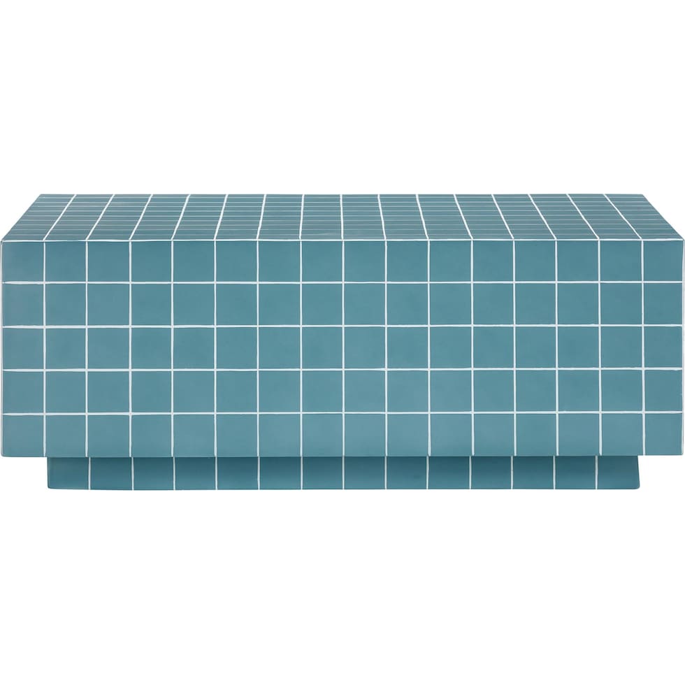 milwaukee blue coffee table   