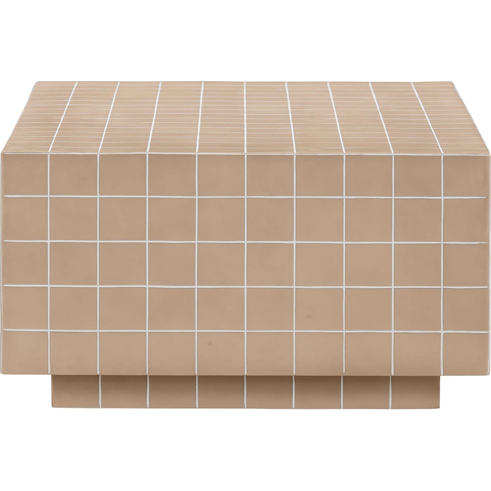 milwaukee light brown coffee table   