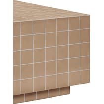 milwaukee light brown coffee table   