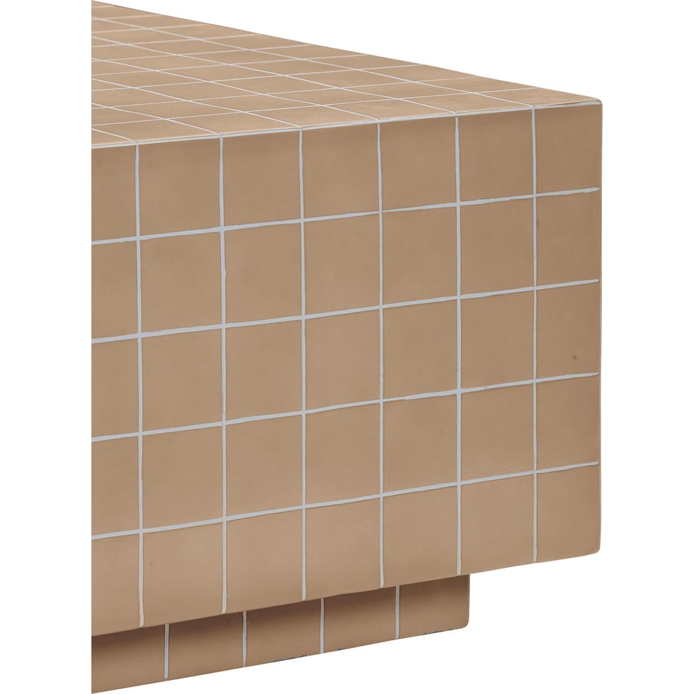milwaukee light brown coffee table   