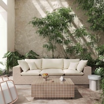 milwaukee light brown coffee table   