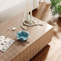 milwaukee light brown coffee table   