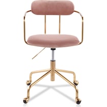 mindy pink desk chair   