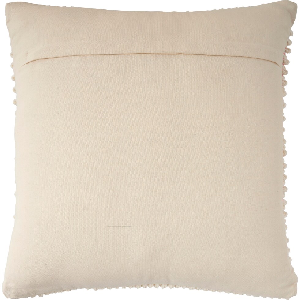 minimalist tree pink accent pillow   