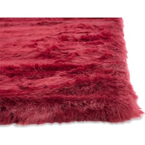 mink red area rug  x    