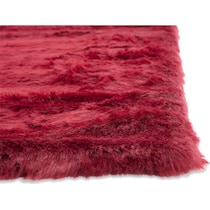 mink red area rug  x    