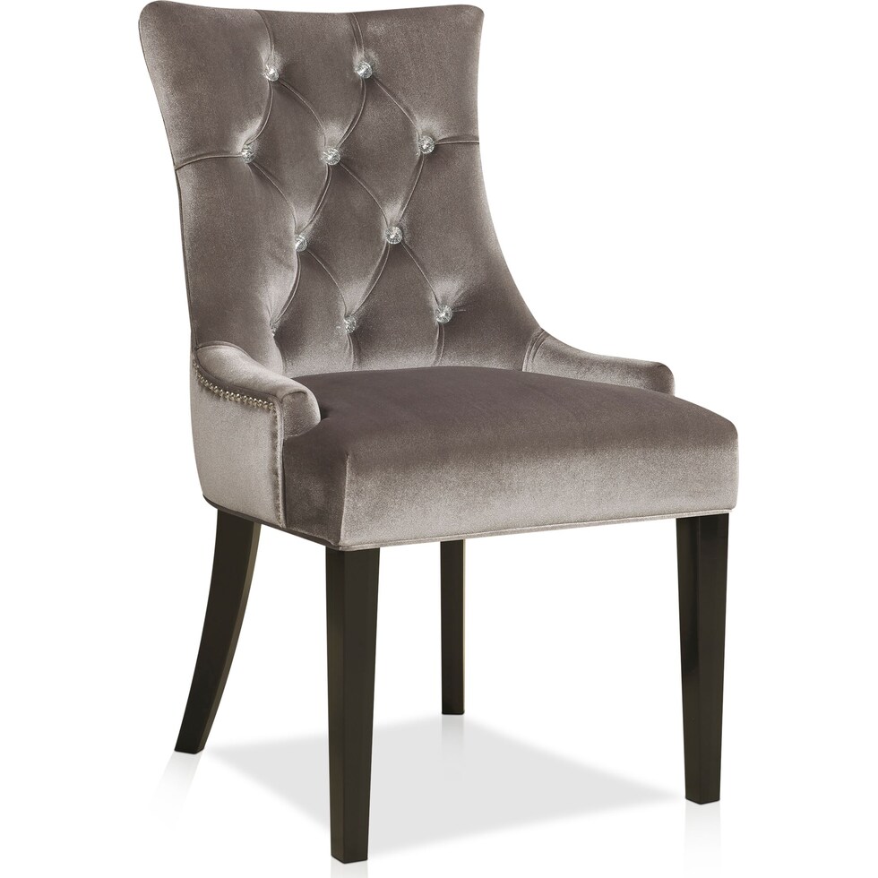 minka silver dining chair   