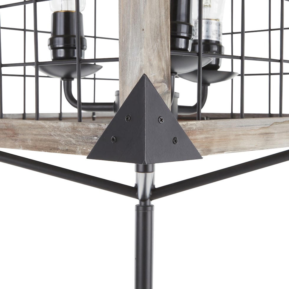 minna black floor lamp   