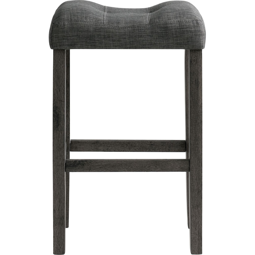 mirabelle gray bar stool   