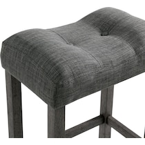 mirabelle gray bar stool   