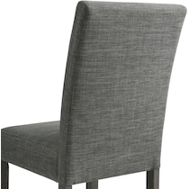 mirabelle gray dining chair   