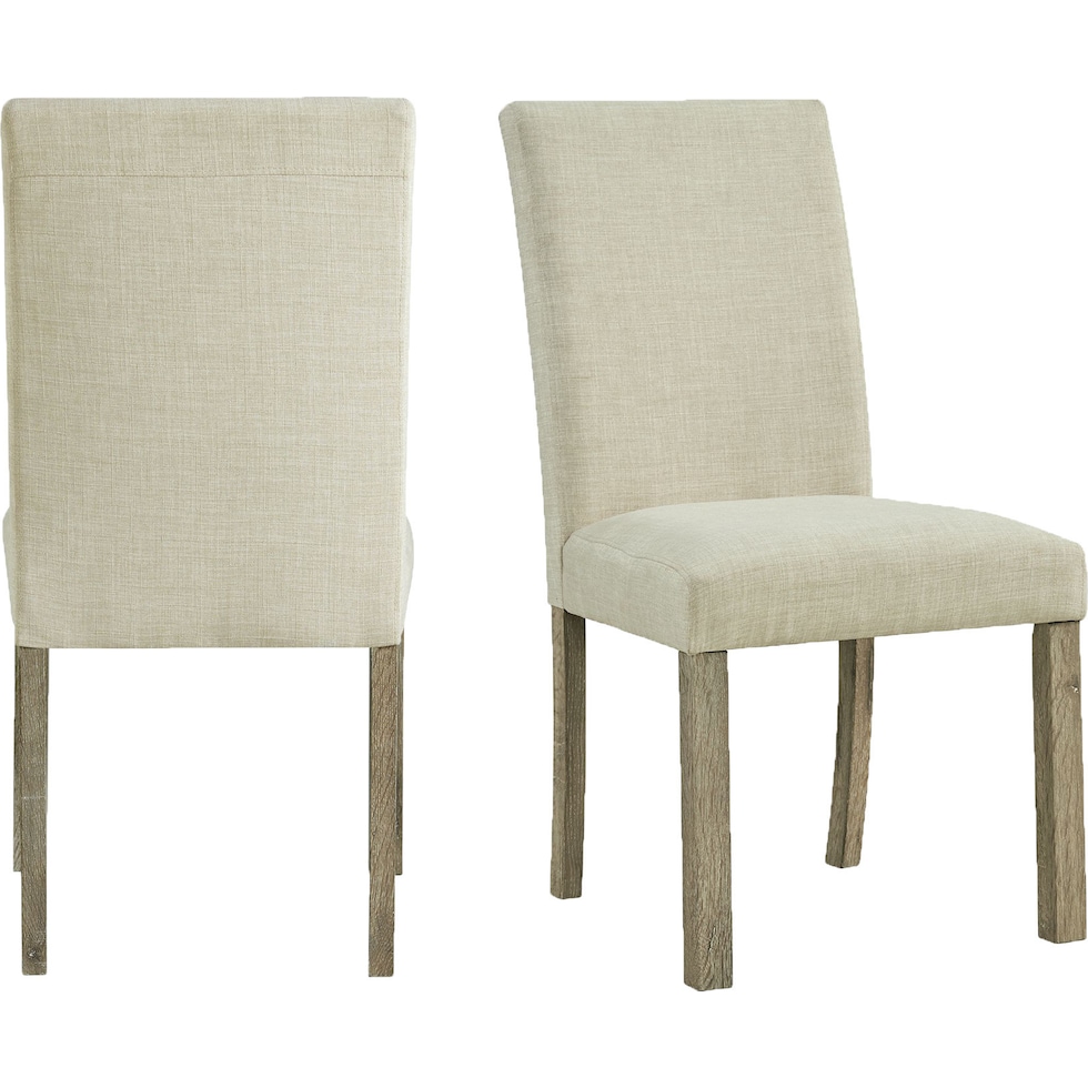 mirabelle light brown dining chair   