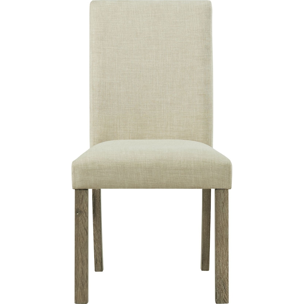 mirabelle light brown dining chair   