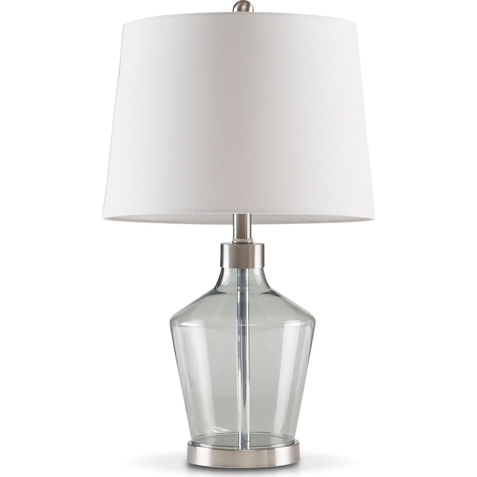 mirada gray table lamp   