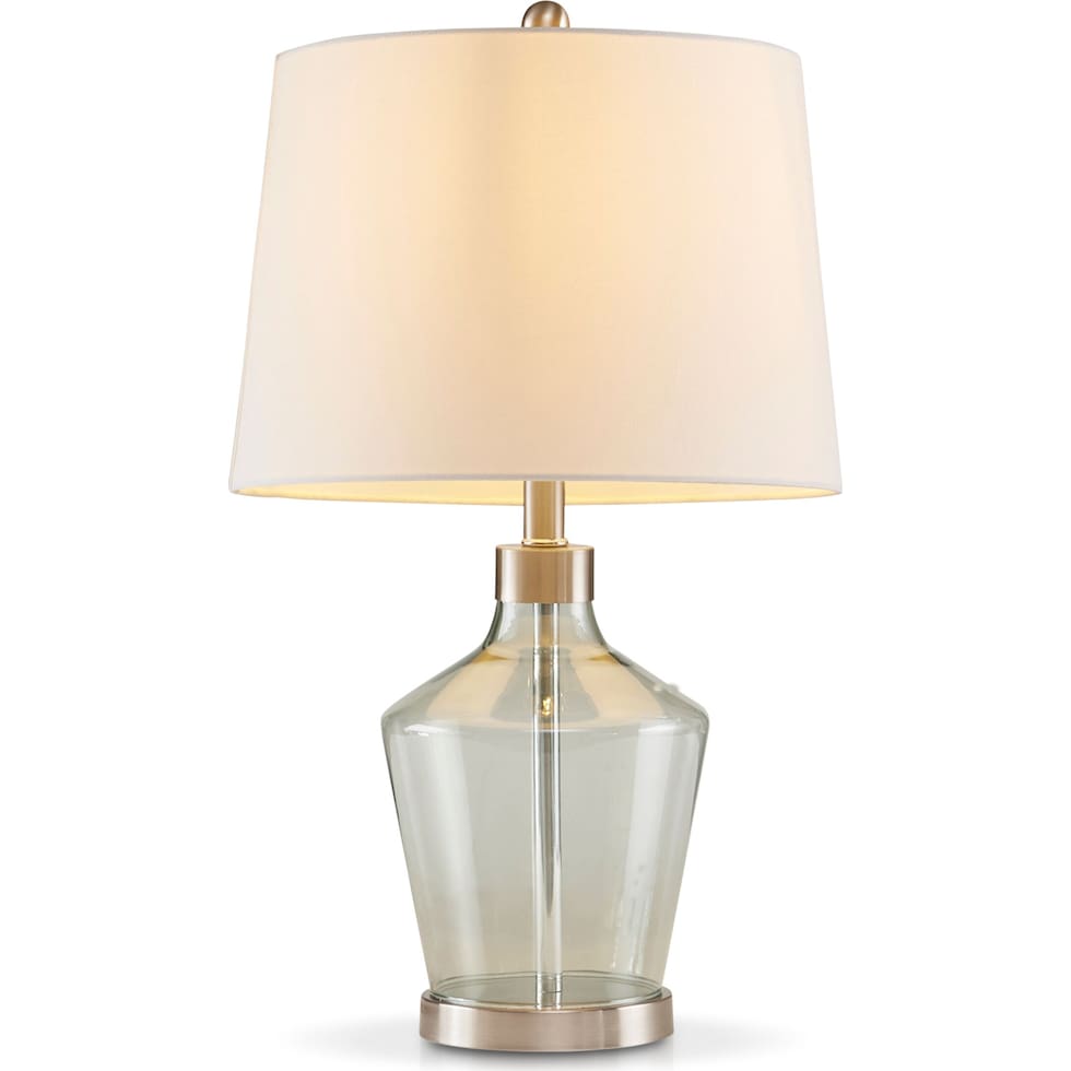 mirada gray table lamp   