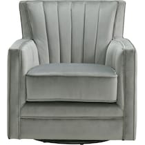 miraya gray accent chair   