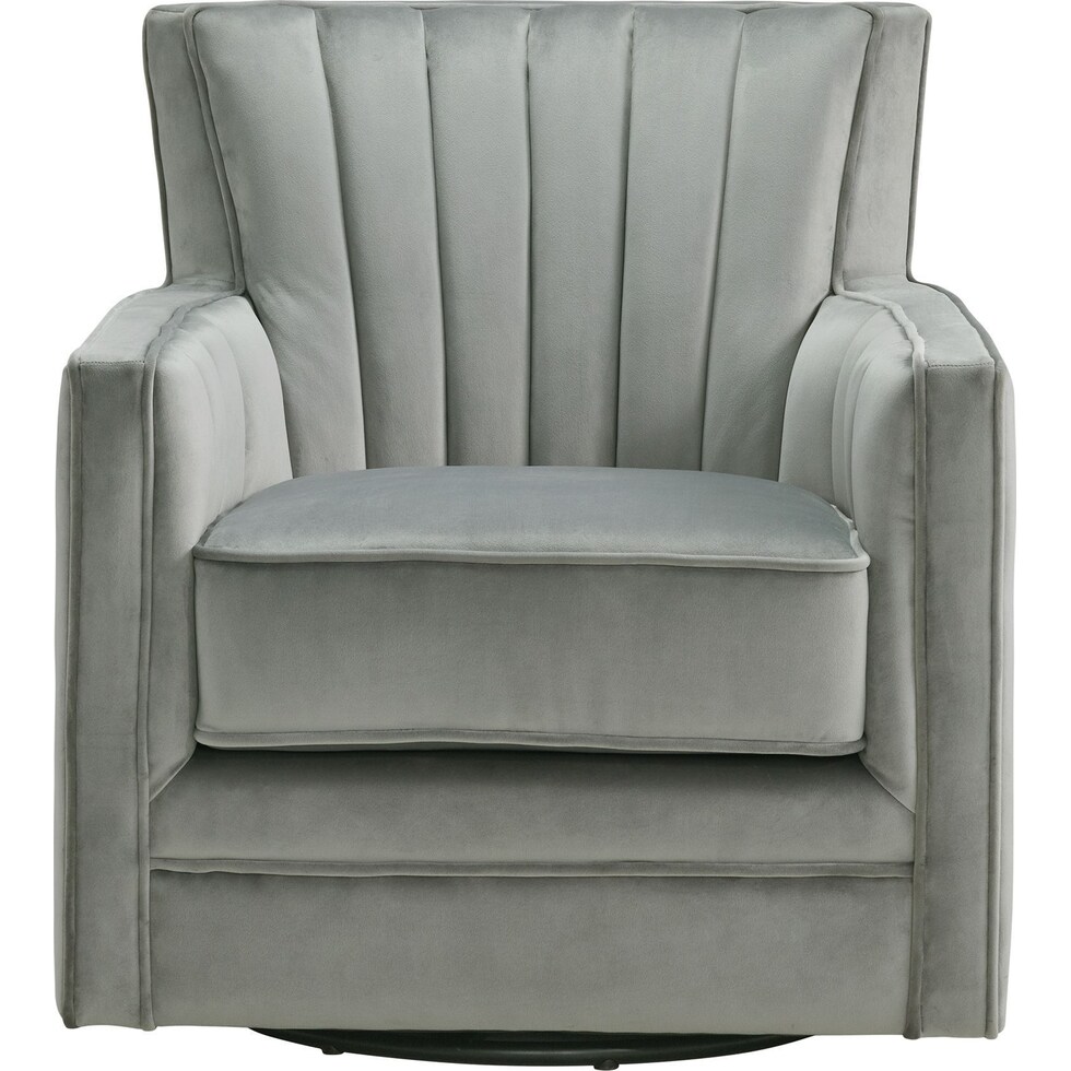 miraya gray accent chair   