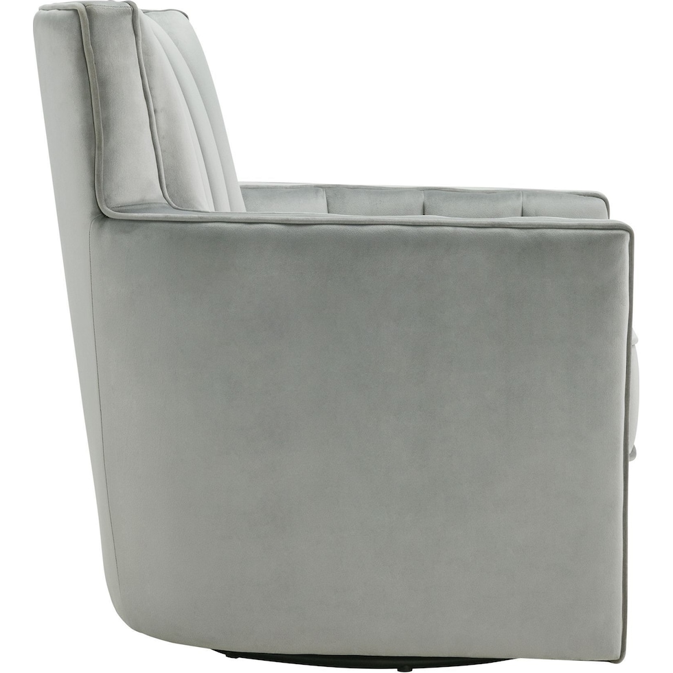 miraya gray accent chair   