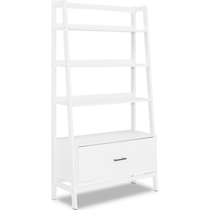 Mitch Large Bookcase - White