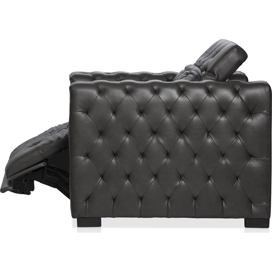 mitchell gray power recliner   